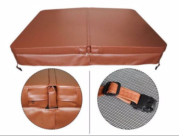 Picture of HOT TUB REPLACEMENT COVER | 2000 X 2000 | BROWN | SQUARE
